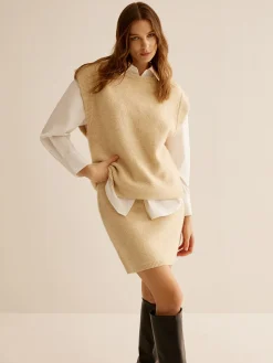 COMMENSE Cap Sleeve Drawstring Stretch Skirt Set* Skirt Sets|Long Sleeve Sets