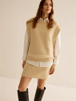 COMMENSE Cap Sleeve Drawstring Stretch Skirt Set* Skirt Sets|Long Sleeve Sets