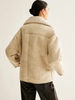 COMMENSE Cashmere-Blend Button Fleece Jacket* Outerwear|Jackets