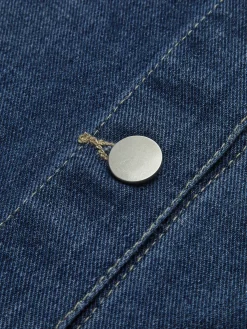 COMMENSE Casual Breasted Lapel Denim Jacket* Outerwear|Jackets