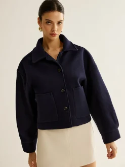 COMMENSE Casual Pockets Button Jacket* Outerwear|Jackets