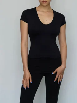 COMMENSE Casual Short Sleeve T-Shirt* T-shirts|Tops