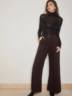 COMMENSE Casual Wide-Leg Denim Pants* Jeans|Pants