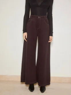COMMENSE Casual Wide-Leg Denim Pants* Jeans|Pants