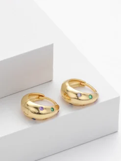 COMMENSE Chunky Hoop Earrings* Earrings|Accessories