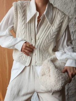 COMMENSE Chunky Knit V-Neck Button Cardigan* Cardigans|Sweaters & Cardigans