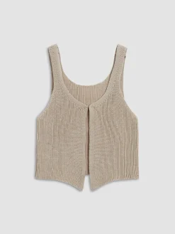 COMMENSE Classic Hook-and-Eye Knit Vest* Sweater Vests|Sweaters & Cardigans