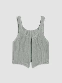 COMMENSE Classic Hook-and-Eye Knit Vest* Sweater Vests|Sweaters & Cardigans