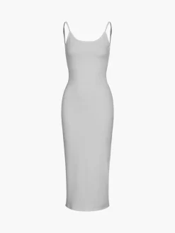COMMENSE Classic Open Back Midi Dress* Black Dresses|Sweater Dresses