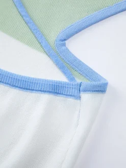 COMMENSE Coastal Air Open Back Long Dress* Sweater Dresses|Vacation Dresses
