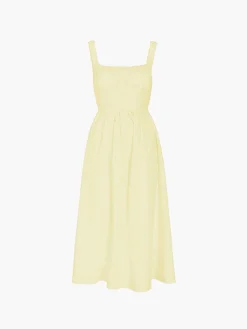 COMMENSE Coastal Cowgirl Corset Long Dress* White Dresses|Casual Dresses