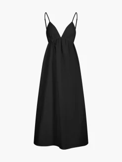 COMMENSE Coastal Cowgirl Open Back Long Dress* White Dresses|Black Dresses