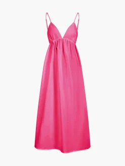 COMMENSE Coastal Cowgirl Open Back Long Dress* White Dresses|Black Dresses