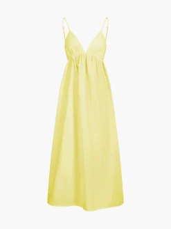 COMMENSE Coastal Cowgirl Open Back Long Dress* White Dresses|Black Dresses