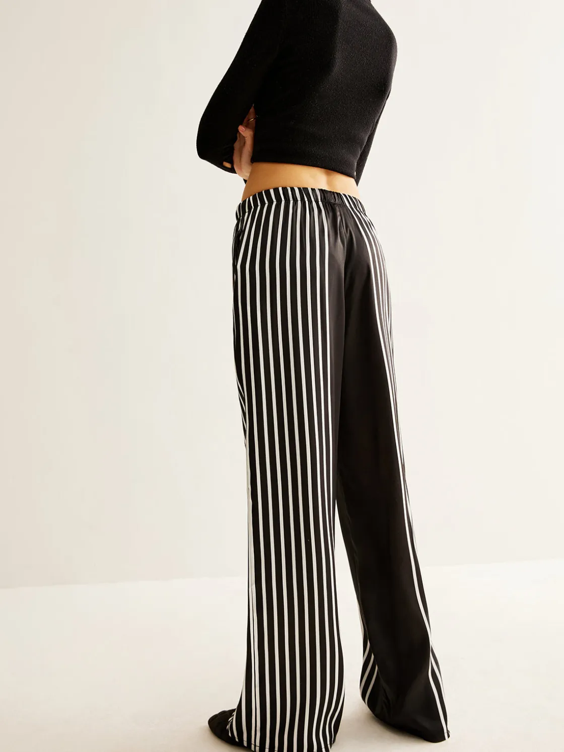 COMMENSE Color Block Pinstripe Lapel Pants Set* Pants Sets|Matching Sets
