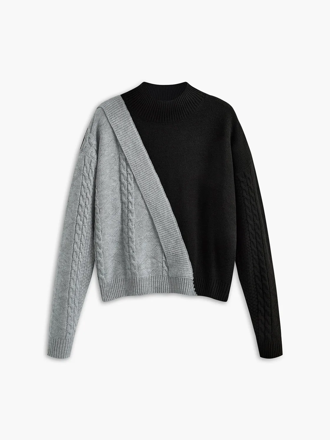 COMMENSE Color Block Pullover Sweater* Sweater Tops|Sweaters & Cardigans