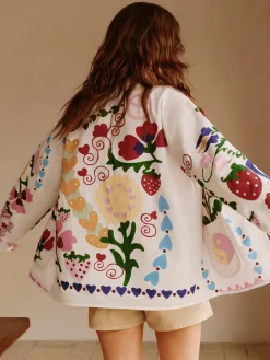 COMMENSE Colorful Printed Charming Winter Coat* Outerwear|Coats