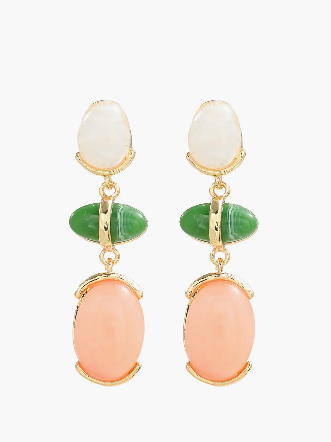 COMMENSE Colorful Rhinestone Pendant Earrings* Earrings|Accessories