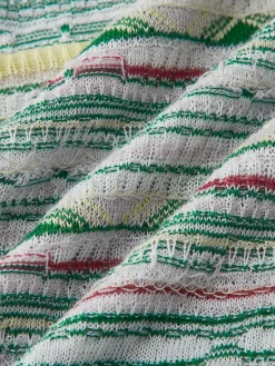 COMMENSE Colorful Striped Breasted Knit Cardigan* Cardigans|Sweaters & Cardigans