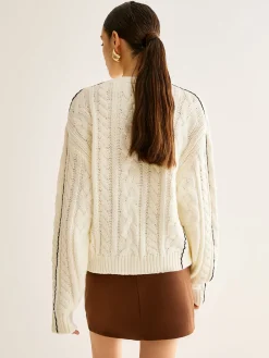 COMMENSE Contrast Binding Button Cardigan* Cardigans|Sweaters & Cardigans