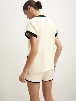 COMMENSE Contrast Binding Pockets Shirt* Blouses & Shirts|Matching Sets