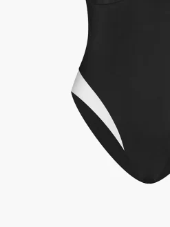 COMMENSE Contrast One-Piece Swimsuit* Swimwear|Tops