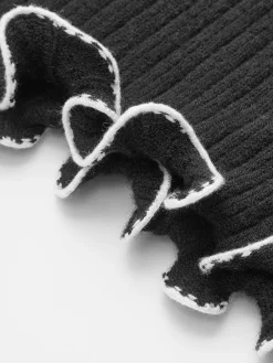 COMMENSE Contrast Ruffle Sweater* Sweater Tops|Sweaters & Cardigans