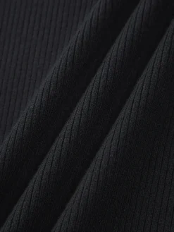 COMMENSE Contrast Trim Mock Neck Knit Top* Sweater Tops|Sweaters & Cardigans