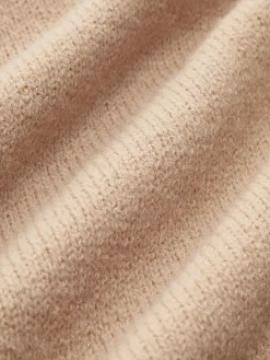 COMMENSE Contrast Wave Trim Bow Sweater* Sweater Tops|Sweaters & Cardigans