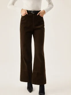 COMMENSE Corduroy Wide Leg Pocket Pants* Wide Leg|Pants