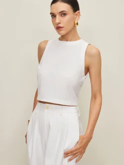 COMMENSE Cotton & Linen Bow Crew Neck Blouse* Blouses & Shirts|Tops