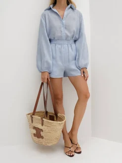 COMMENSE Cotton & Linen Casual Shorts Set* Shorts Sets|Shorts