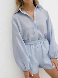 COMMENSE Cotton & Linen Casual Shorts Set* Shorts Sets|Shorts