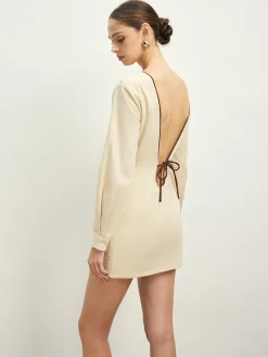 COMMENSE Cotton & Linen Lace Up Dress Without Belt* Casual Dresses|Vacation Dresses