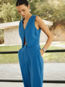 COMMENSE Cotton & Linen Leisure Pants Set* Pants Sets|Matching Sets