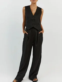 COMMENSE Cotton Casual Pants Set* Pants Sets|Matching Sets