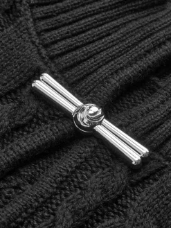 COMMENSE Cotton Keyhole Neckline Knit Top* Sweater Tops|Sweaters & Cardigans