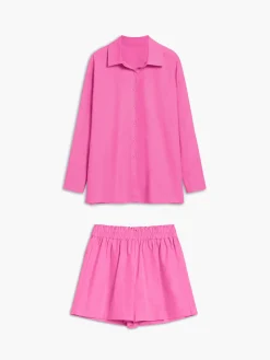 COMMENSE Cotton Melody Two Piece Shorts Set* Shorts Sets|Long Sleeve Sets
