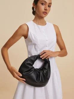 COMMENSE Crescent Knotted Ruched Bag* Bags|Accessories