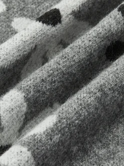 COMMENSE Crew Neck Daisy Pattern Sweater* Sweater Tops|Sweaters & Cardigans