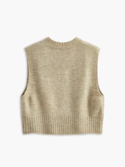 COMMENSE Crew Neck Strawberry Sweater Vest* Sweater Vests|Sweaters & Cardigans