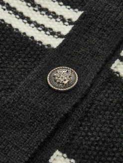COMMENSE Crew Neck Striped Sweater Vest* Sweater Vests|Sweaters & Cardigans