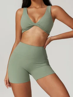 COMMENSE Criss Cross Sports Bra* Activewear