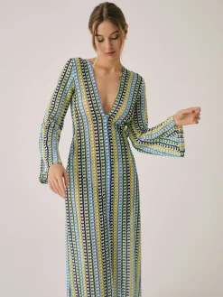 COMMENSE Crochet Vacation Split Long Dress* Vacation Dresses|Summer Dresses