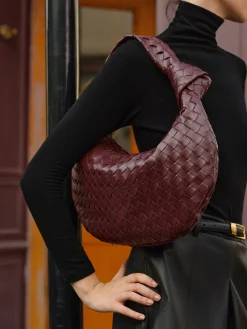 COMMENSE Croissant Knotted Braided Shoulder Bag* Bags|Accessories