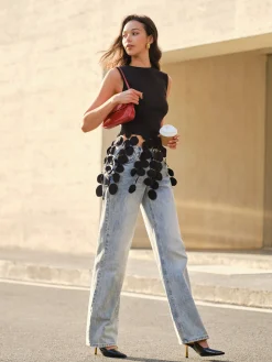 COMMENSE Crop Tassel Tank Top* Crop Tops|Tank Tops & Camis
