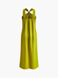 COMMENSE Cross Halter Split Long Dress* Casual Dresses|Vacation Dresses