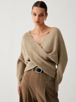 COMMENSE Cross My Heart Oversized Crop Sweater* Sweater Tops|Sweaters & Cardigans