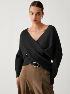 COMMENSE Cross My Heart Oversized Crop Sweater* Sweater Tops|Sweaters & Cardigans