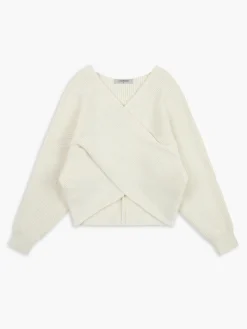COMMENSE Cross My Heart Oversized Crop Sweater* Sweater Tops|Sweaters & Cardigans
